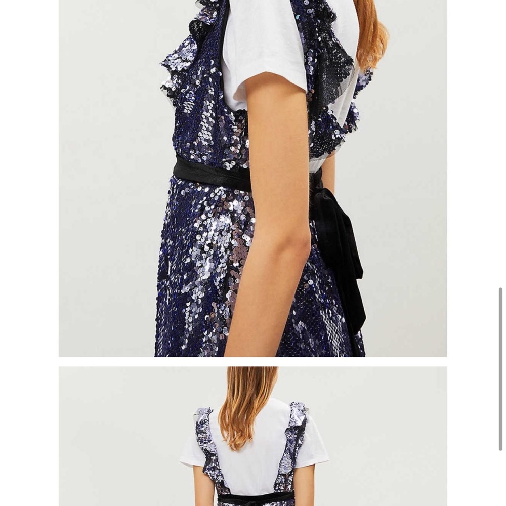 NWT Free people sequin dress in lilac - Picture 8 of 8